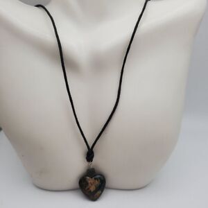 Jade carved heart necklace simplistic classic jewelry staple‎ piece wardrobe